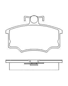 Тормозные колодки Patron PBP412 Патрон