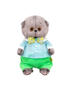 Мягкая игрушка Басик Baby в костюмчике с галстуком-бабочкой / BB-128 Budi basa