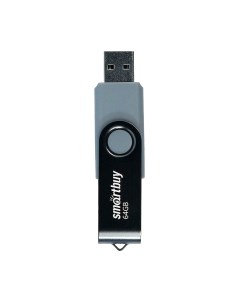 USB flash накопитель SmartBuy Twist Black 64GB (SB064GB2TWK) Smartbuy