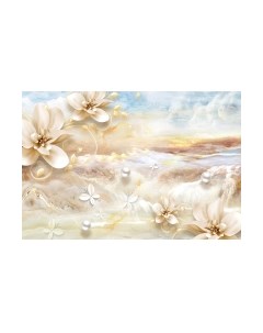 Фотообои листовые Vimala Рисованные цветы 15