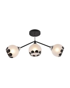 Потолочный светильник Mirastyle MH-1535B/3 BK+CR