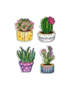 Набор для вышивания Веселые ребята. Магниты / Р-419М М.п.студия