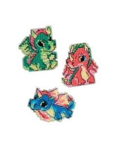 Набор для вышивания Магниты Дракончики / 2145 Риолис
