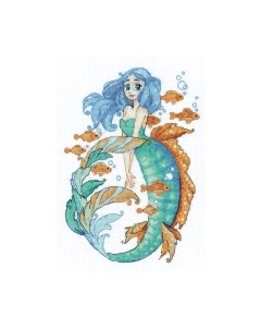 Набор для вышивания Русалочка Аквамарина / 1965 Риолис