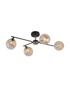 Потолочный светильник Mirastyle MH-1488/4 BK+AB