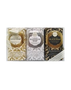 Набор мыла Luxury Gold Platinum Black Nesti dante