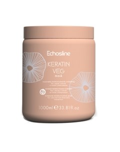 Маска для волос Keratin Veg Восстанавливающая для окрашенных волос Echos line