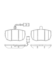 Тормозные колодки Patron PBP829 Патрон