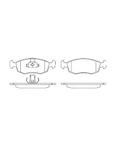 Тормозные колодки Patron PBP1376 Патрон