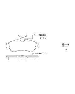 Тормозные колодки Patron PBP1477 Патрон