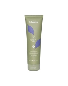 Тонирующая маска для волос No Yellow антижелтая для светлых, обесцвеченных или седых волос Echos line