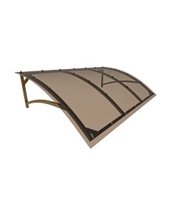 Козырек ИМпласт Скат Полимер 1800х950 Тонированный Импласт