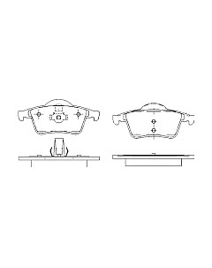 Тормозные колодки Patron PBP1383 Патрон