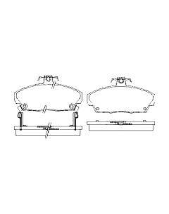 Тормозные колодки Patron PBP1291 Патрон