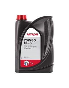 Трансмиссионное масло Patron Original GL5 75W80 Патрон