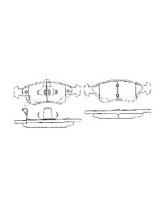 Тормозные колодки Patron PBP1125 Патрон