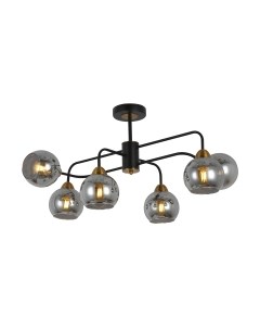 Потолочный светильник Mirastyle MD-16112/6 BK+GDBR