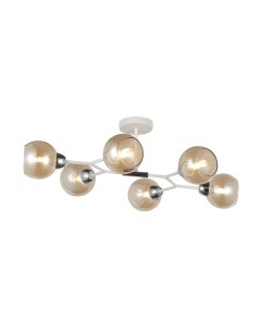 Потолочный светильник Mirastyle MD-8200/6 WH+CR