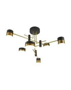 Потолочный светильник Mirastyle Диод XL-21014-3+3 AB+BK