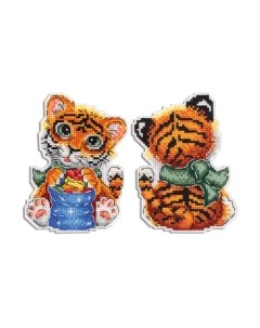 Набор для вышивания Ёлочная игрушка. Тигренок / Р-588М М.п.студия