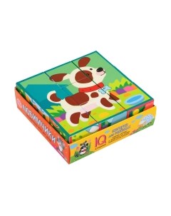 Развивающий игровой набор Айрис-пресс Умные кубики в поддончике. Любимчики new / 9785811280636