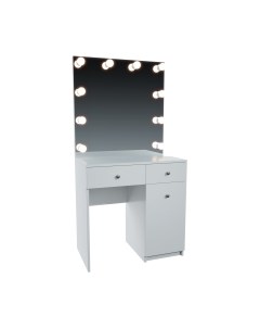 Туалетный столик с зеркалом Мир Мебели С подсветкой 21 ZB Мир мебели