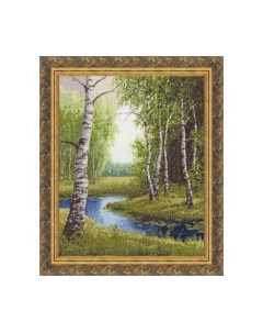 Набор для вышивания В березовом краю / ВМ-015 Золотое руно