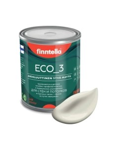 Краска Eco 3 Wash and Clean Albiino / F-08-1-1-LG219 Finntella