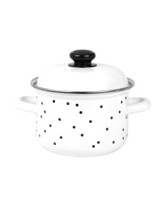 Кастрюля Black Dots С-1615 АП2/4 Лысьвенские эмали