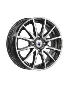 Литой диск K&K Квант (КС960) 14x5.5" 4x100мм DIA 67.1мм ET 38мм Алмаз черный K&k