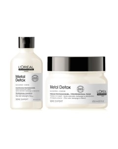 Набор косметики для волос L'Oreal Professionnel Serie Expert Мetal Detox Шампунь 300мл+Маска 250мл L'oreal professionnel