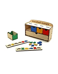 Развивающая игра Smile Decor Волшебный комодик. Пуговки / А024 Smile decor