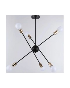 Люстра Ambrella Traditional TR80435/6 BK/GD
