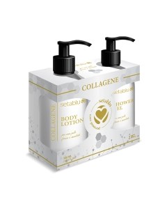 Набор косметики для тела Collagen Гель для душа 300мл + Лосьон для тела 300мл Setablu
