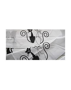 Шторка-занавеска для ванны Miranda Black Cats