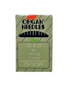 Набор игл для промышленной швейной машины Organ DCx27 70 SPI ORG-10