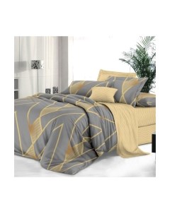 Комплект постельного белья Сатин Premium евро max / СП-271 Alleri