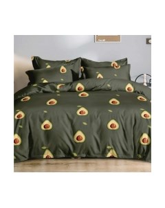 Комплект постельного белья Эко Сатин евро / СС-440 Alleri