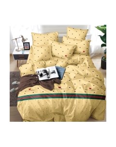 Комплект постельного белья Alleri Эко Сатин евро / СС-460