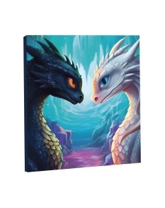 Картина по номерам Школа талантов Любовь драконов / 9846472