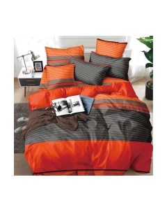 Комплект постельного белья Эко Сатин евро / СС-461 Alleri