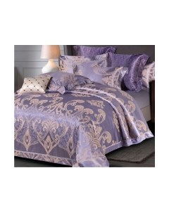 Комплект постельного белья Alleri Сатин Jacquard Premium семейный / СЖ-082