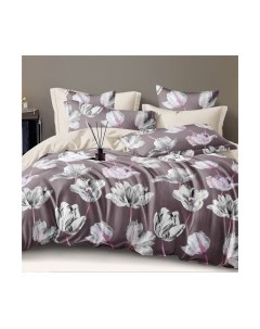 Комплект постельного белья Alleri Перкаль Elite 2сп с европростыней / Пер-103