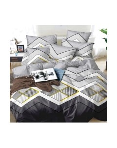 Комплект постельного белья Alleri Эко Сатин евро / СС-456