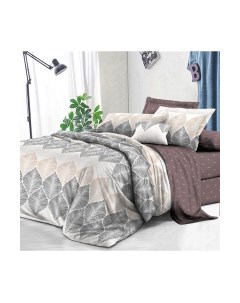 Комплект постельного белья Alleri Поплин Luxe евро / П-258