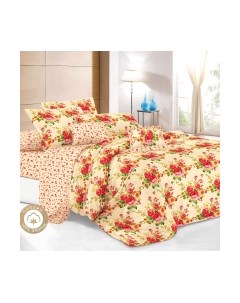Комплект постельного белья Alleri Поплин Luxe семейный / П-007