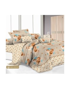 Комплект постельного белья Alleri Поплин Luxe семейный / П-009