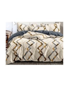 Комплект постельного белья Alleri Поплин Luxe семейный / П-296