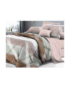 Комплект постельного белья Alleri Поплин Luxe евро / П-278