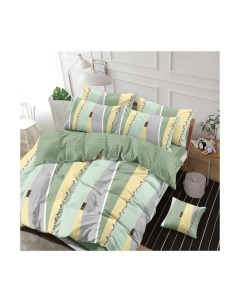 Комплект постельного белья Поплин Luxe евро / П-259 Alleri